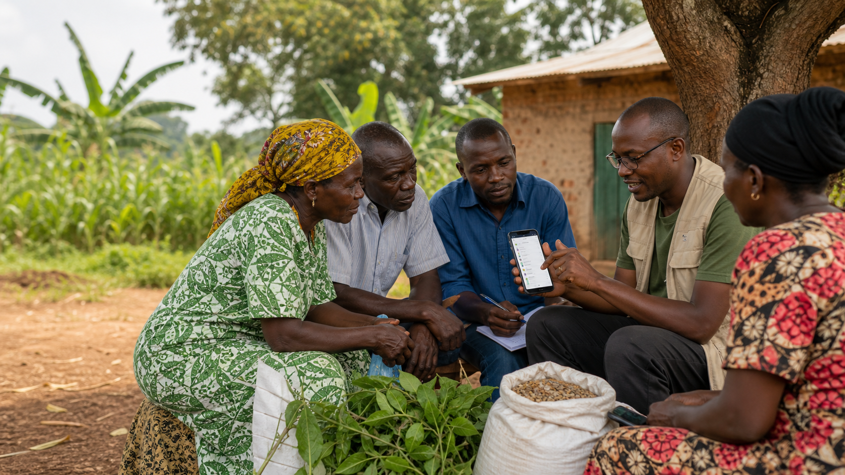 Mobile learning and farmer services